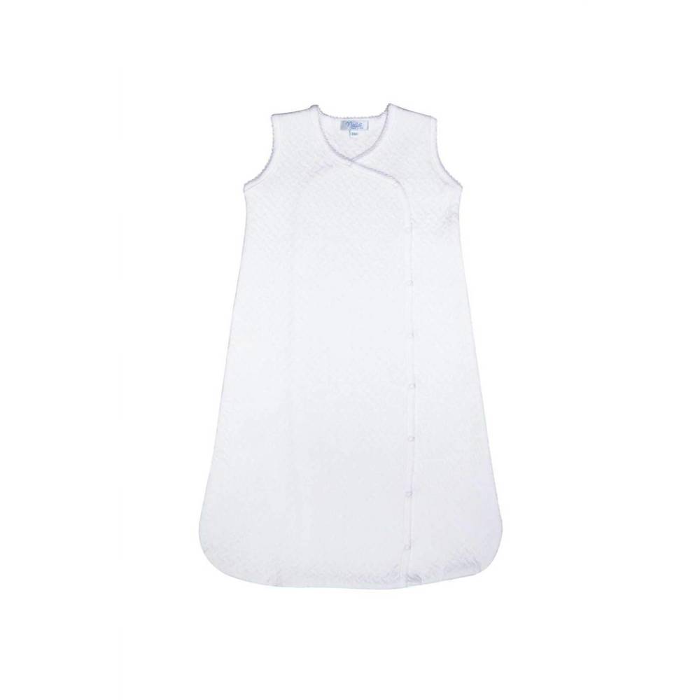 NEW NELLA PIMA girls basket weave baby sleep sack in white